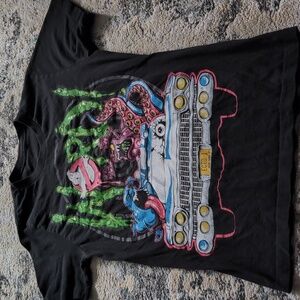 Vintage Ghostbusters short sleeve tee shirt black mens small